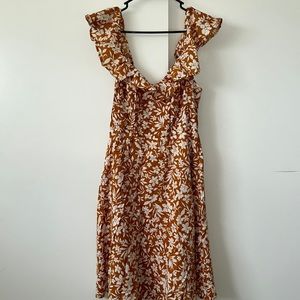 Flower print dress